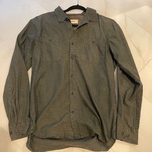 Buck Mason Olive Casual Button Down Shirt